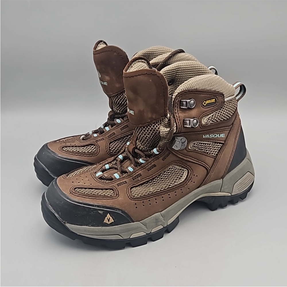 VASQUE Womens 75 M Hiking Trail Boots Vibram Gore-Tex Breeze 2.0 GTX US 7483